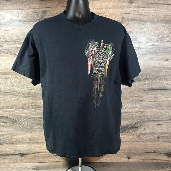 Irish American Pride T-Shirt, Saint Paddy's Day Y2K Men's XL - Picture 2 of 7